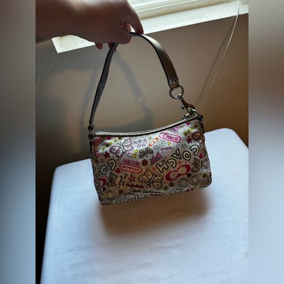 Rare Coach Multicolor Grafitti Mini Shoulder Bag - Picture 2 of 8